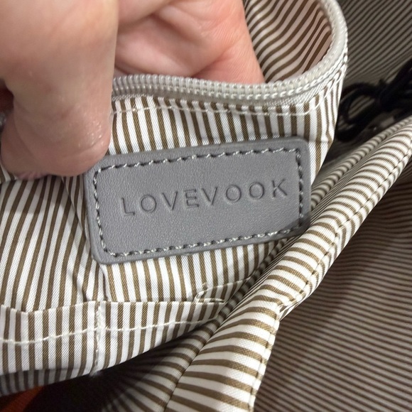 Loveyook Travel Backpack Gray & Blush Pink USB Charging Port Multi Pocket